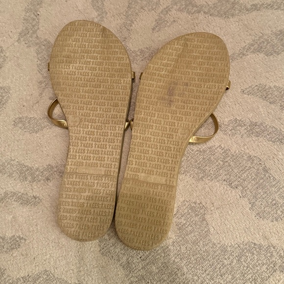 TKEES Gold Gemma Women's Sandals Size 7 - Picture 12 of 12